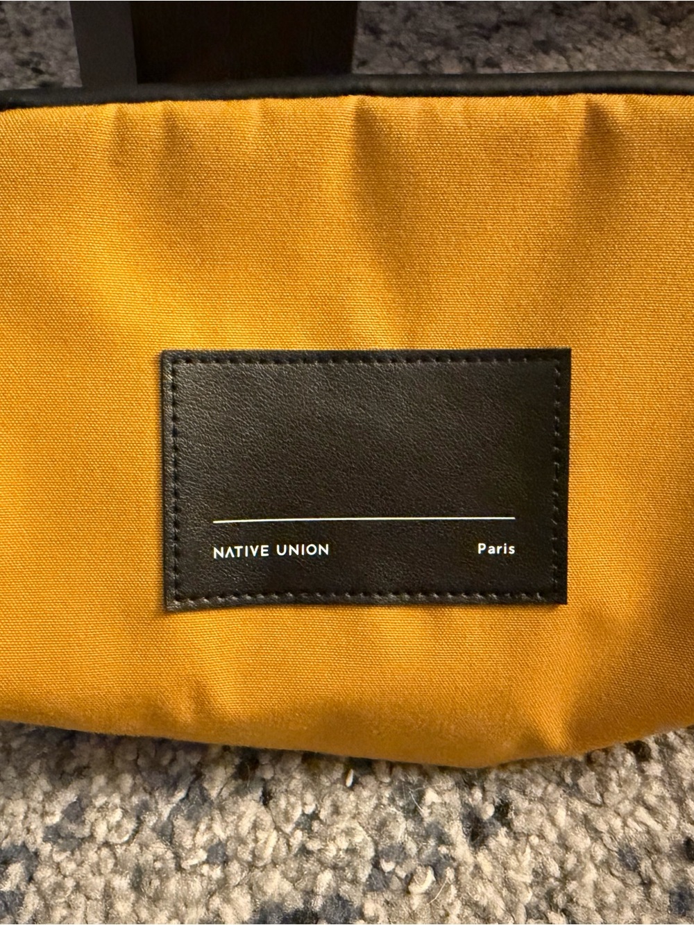 Native Union Men’s Belt Bag in Mustard Yellow